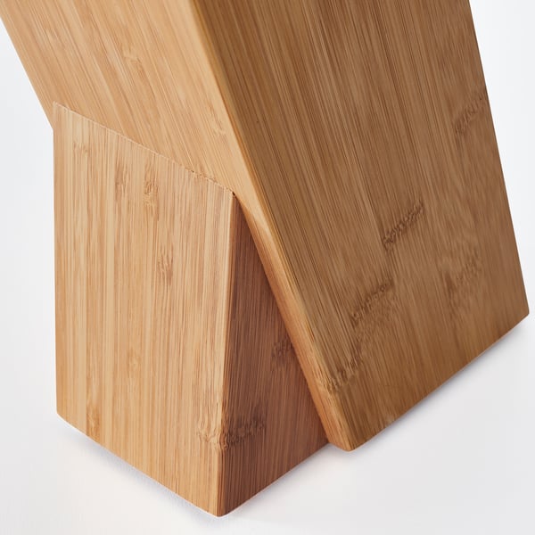IKEA HYVLA Knife Block Bamboo