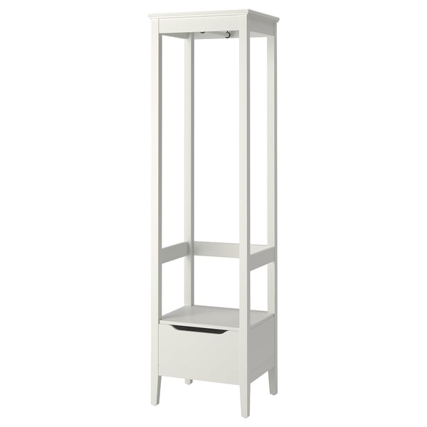 IKEA IDANÄS Open wardrobe white 23 1/4x83 1/8 "