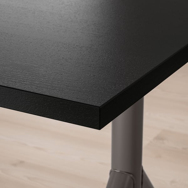 IKEA IDÅSEN Desk Black/dark Gray 47 1/4x27 1/2 "