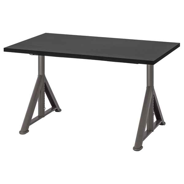 IKEA IDÅSEN Desk black/dark gray 47 1/4x27 1/2 "