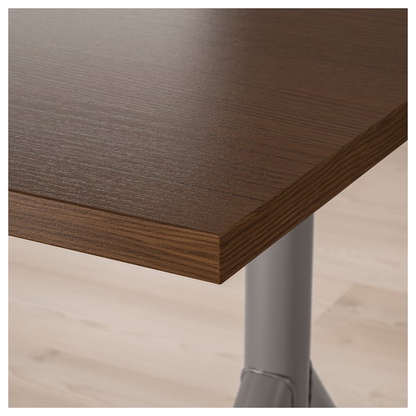 IKEA IDÅSEN Desk Brown/dark Gray 63x31 1/2 "