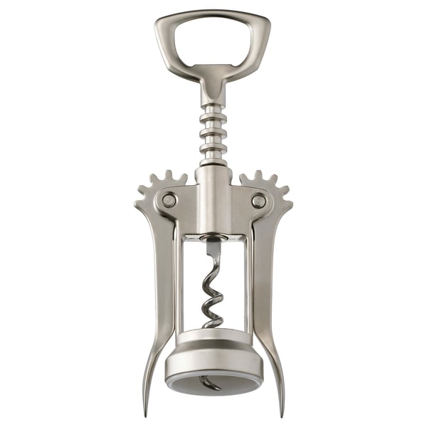IKEA IDEALISK Corkscrew silver color/matte