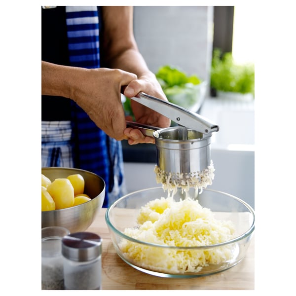 IKEA IDEALISK Potato Press Stainless Steel