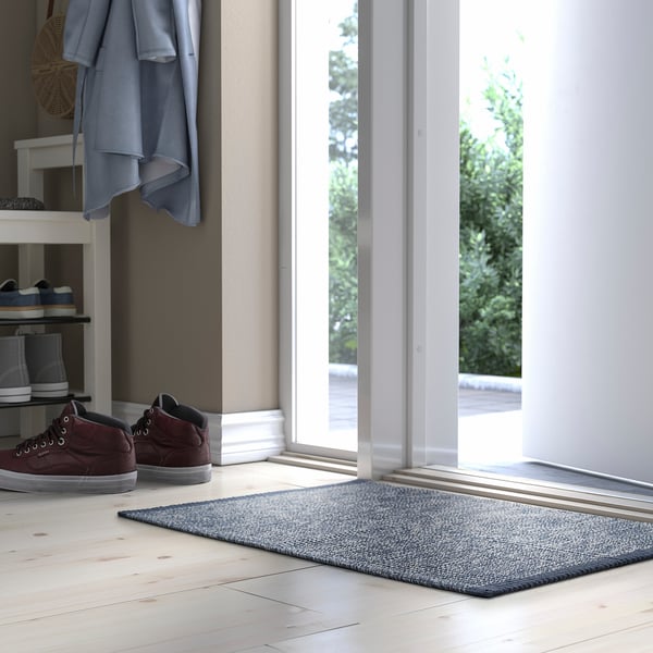 IKEA IDROTTSPLATS Door Mat Blue 2 ' 0 "x2 ' 11 "