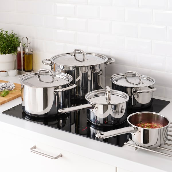 IKEA IKEA 365+ 9-piece Cookware Set Stainless Steel