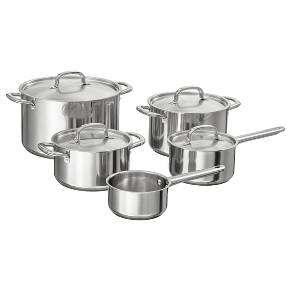 IKEA IKEA 365+ 9-piece cookware set stainless steel