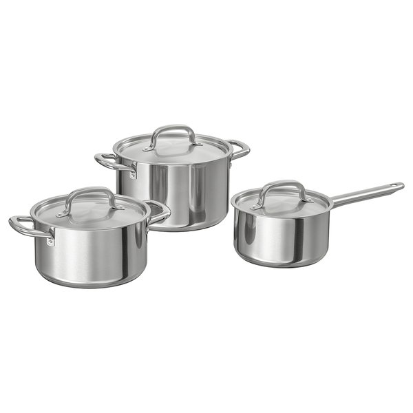 IKEA IKEA 365+ Cookware set of 6 stainless steel