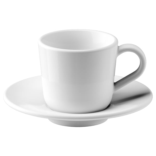 IKEA IKEA 365+ Espresso cup and saucer white 2 oz