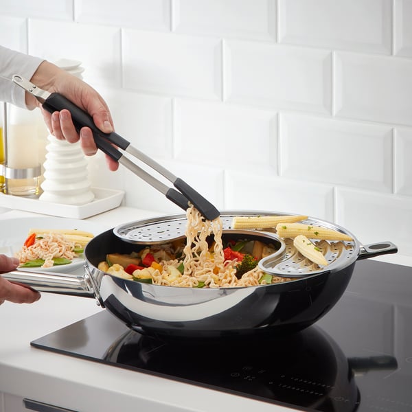 IKEA IKEA 365+ HJÄLTE Tongs Stainless Steel/black