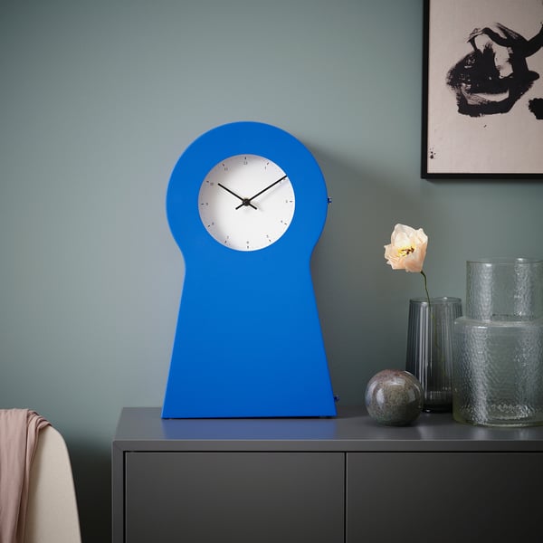 IKEA IKEA PS 1995 Clock Blue 19 "