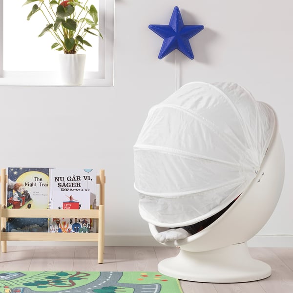 IKEA IKEA PS LÖMSK Swivel Armchair White/red