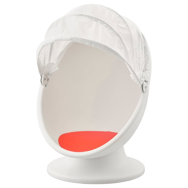 IKEA IKEA PS LÖMSK Swivel Armchair White/red