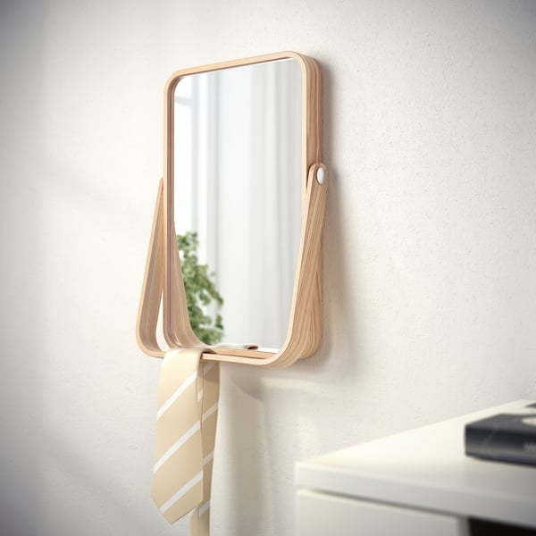 IKEA IKORNNES Table Mirror Ash 10 5/8x15 3/4 "