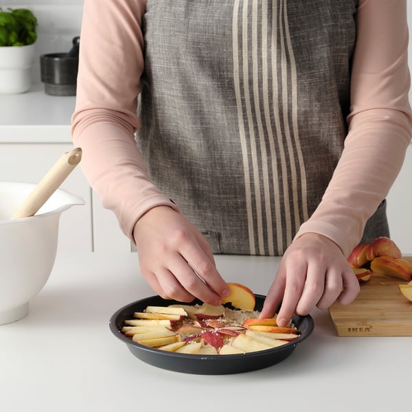 IKEA INBAKAD Pie Plate Dark Gray 9 "