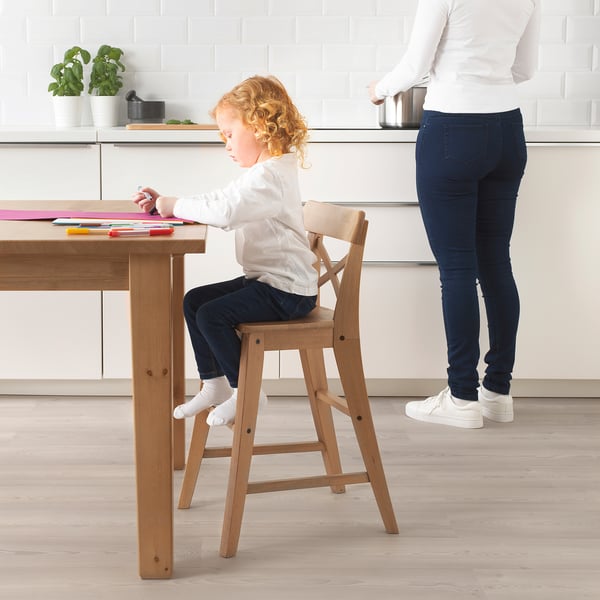 IKEA INGOLF Junior Chair Antique Stain