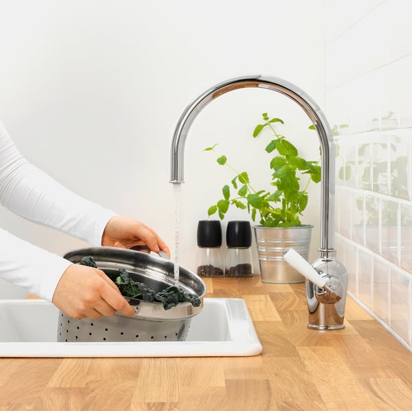 IKEA INSJÖN Kitchen Faucet Chrome Plated