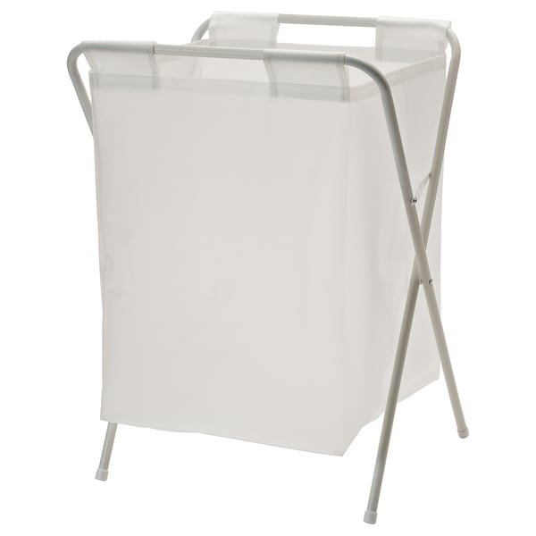 IKEA JÄLL Laundry bag with stand white 13 gallon