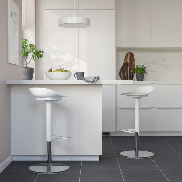 IKEA JANINGE Bar Stool White 29 7/8 "