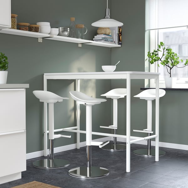 IKEA JANINGE Bar Stool White 29 7/8 "