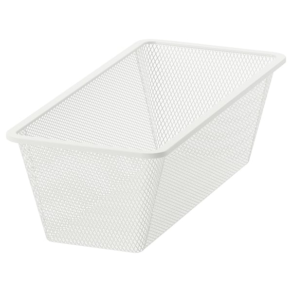 IKEA JONAXEL Mesh basket white 9 7/8x20 1/8x5 7/8 "