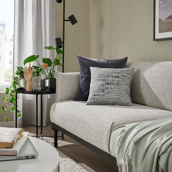 IKEA JORDKASTANJ Cushion Gray 16x16 "