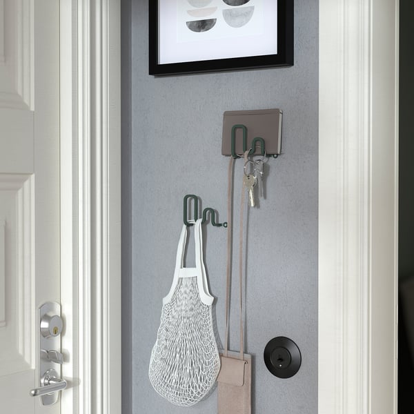 IKEA JORDMÅNEN Hook Dark Gray-green
