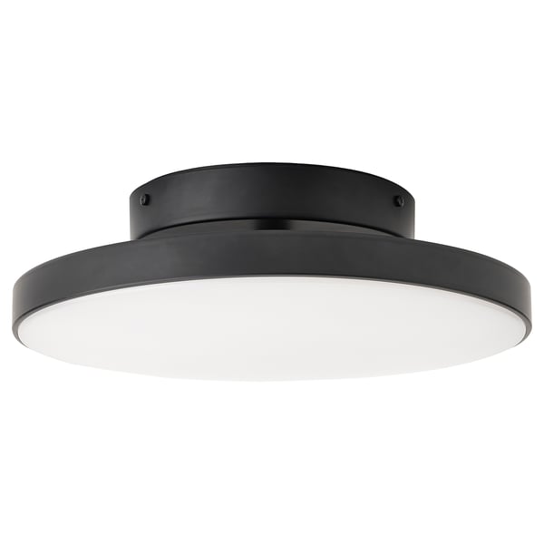 IKEA KABOMBA LED ceiling lamp matte/black 14 "