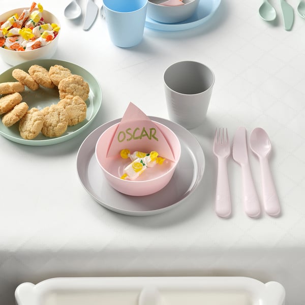 IKEA KALAS 18-piece Flatware Set Mixed Colors