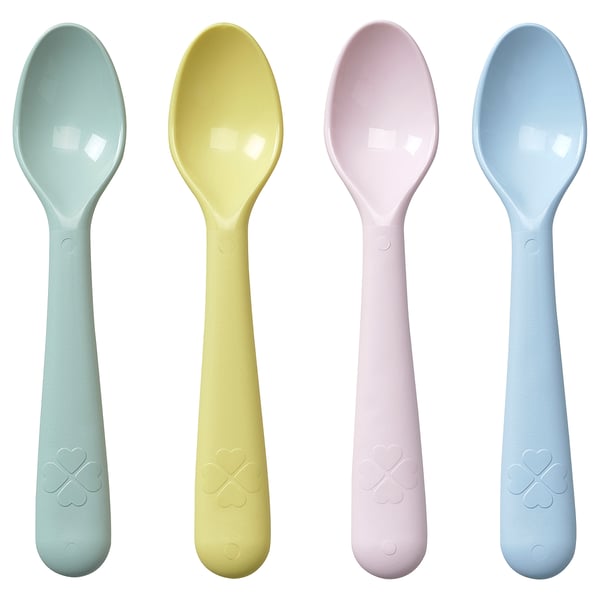 IKEA KALAS Spoon mixed colors