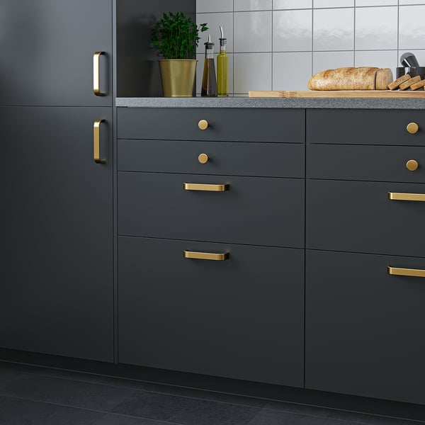 IKEA KALERUM Knob Brass Color 1 3/16 "