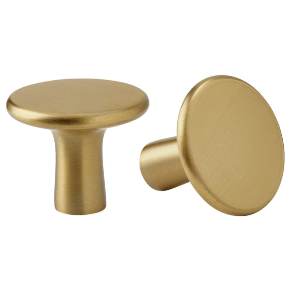 IKEA KALERUM Knob brass color 1 3/16 "