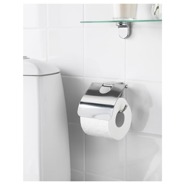 IKEA KALKGRUND Toilet Roll Holder Chrome Plated