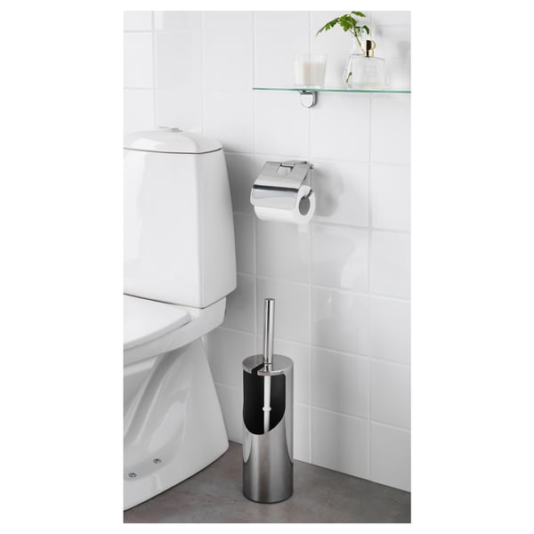 IKEA KALKGRUND Toilet Roll Holder Chrome Plated