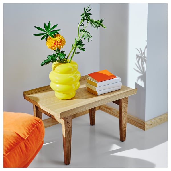 IKEA KÄLLARHALS Vase Yellow 8 ¾ "