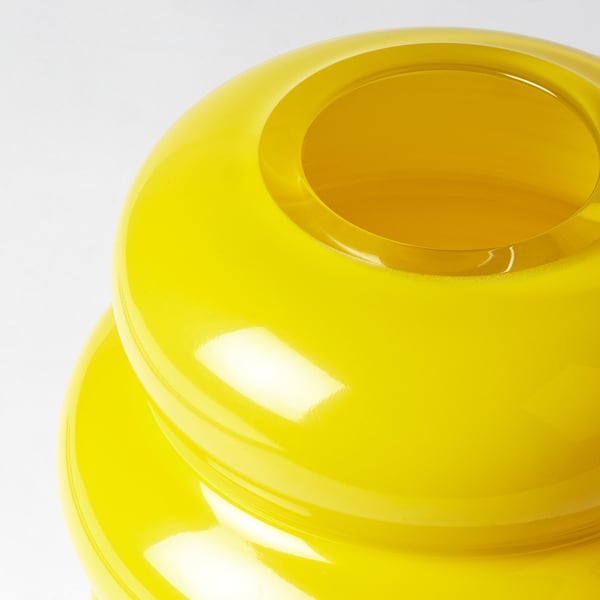 IKEA KÄLLARHALS Vase Yellow 8 ¾ "
