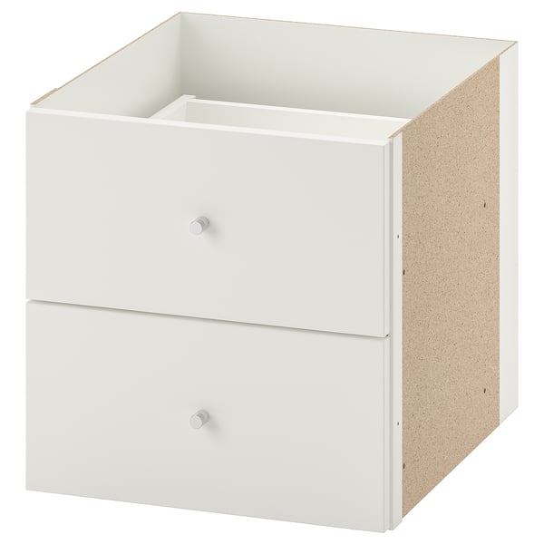 IKEA KALLAX Insert with 2 drawers white 13x13 "