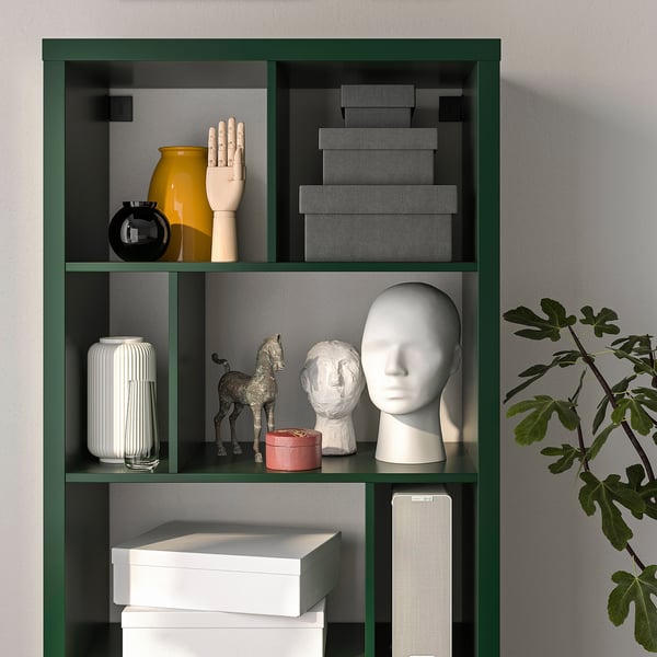 IKEA KALLAX Shelf Unit Dark Green 57 5/8x30 1/8 "