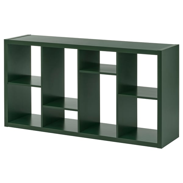 IKEA KALLAX Shelf unit dark green 57 5/8x30 1/8 "