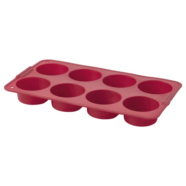 IKEA KANTNÅL Muffin mold dark red 7x11 ¾ "