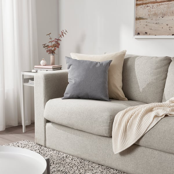 IKEA KÄRLEKSGRÄS Cushion Gray 16x16 "