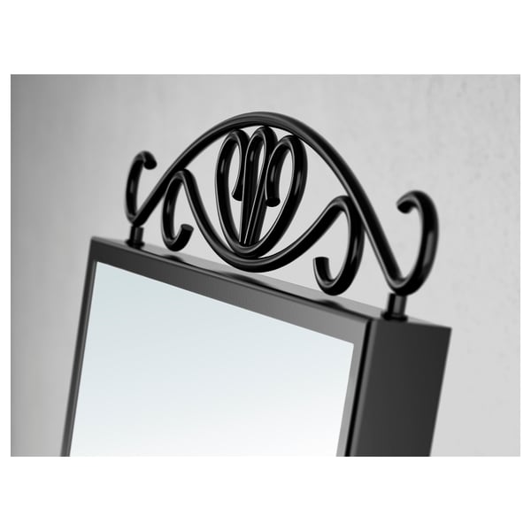 IKEA KARMSUND Table Mirror Black 10 5/8x16 7/8 "