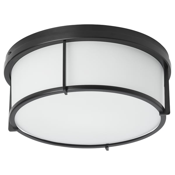 IKEA KATTARP Ceiling Lamp Glass Black