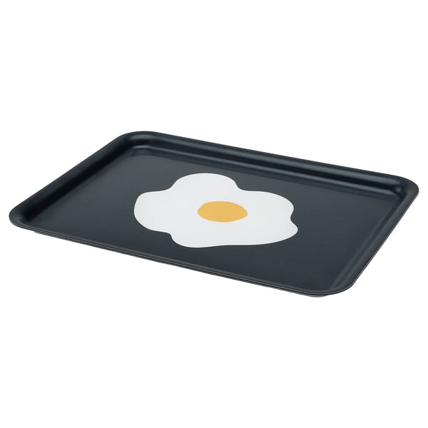 IKEA KEJSARFISK Tray patterned multicolor 11x15 "