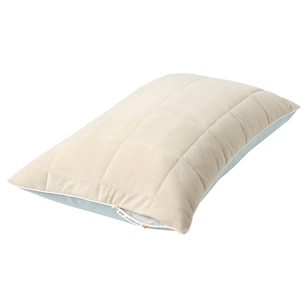 IKEA KEJSAROLVON Pillow Protector Beige/blue King