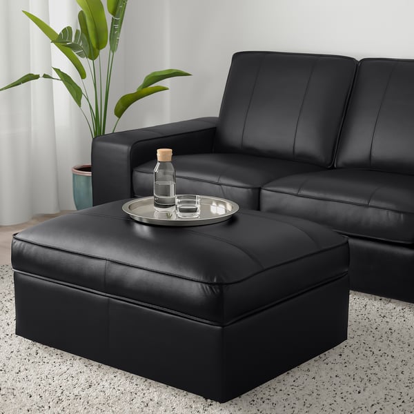 IKEA KIVIK Ottoman Grann/Bomstad Black