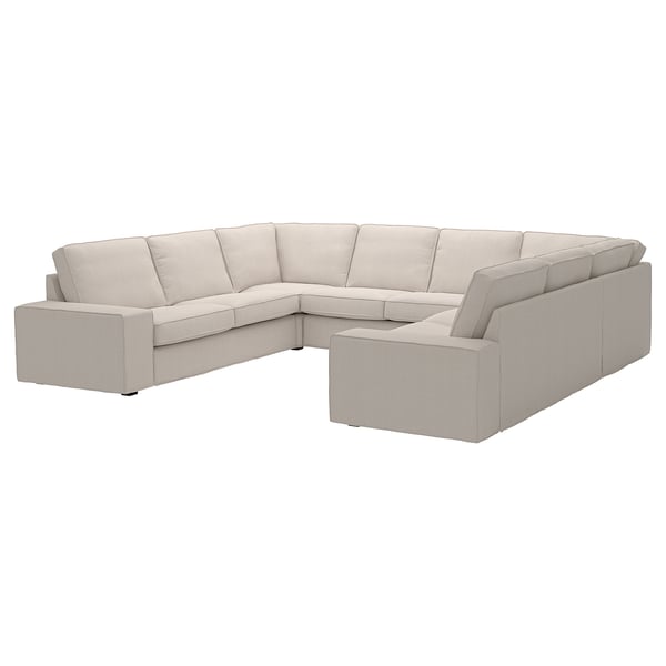 IKEA KIVIK Sectional 6 seat Tresund light beige