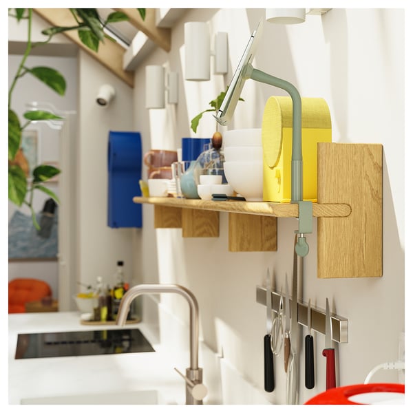 IKEA KLAVRESTRÖM Wall Shelf Oak 23 5/8x7 7/8 "