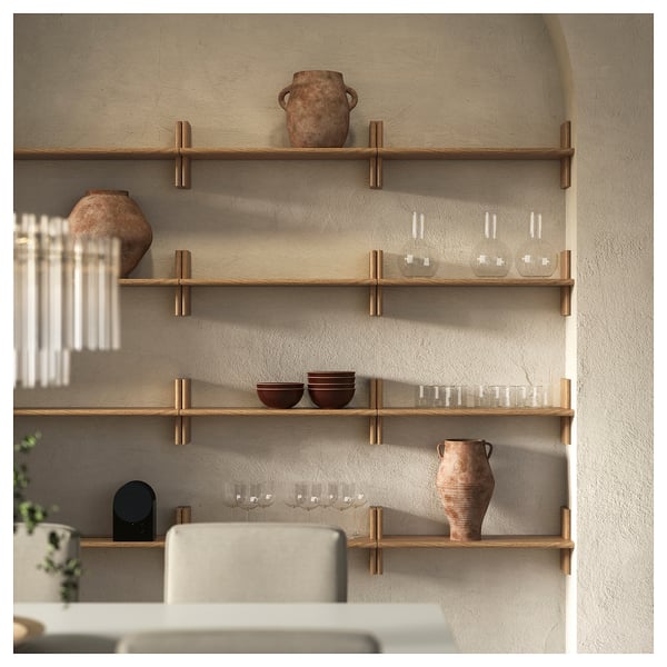 IKEA KLAVRESTRÖM Wall Shelf Oak 23 5/8x7 7/8 "