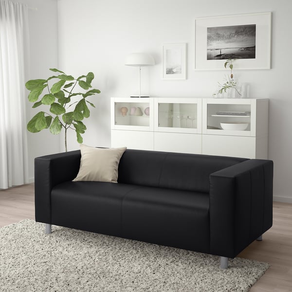 IKEA KLIPPAN Loveseat Bomstad Black