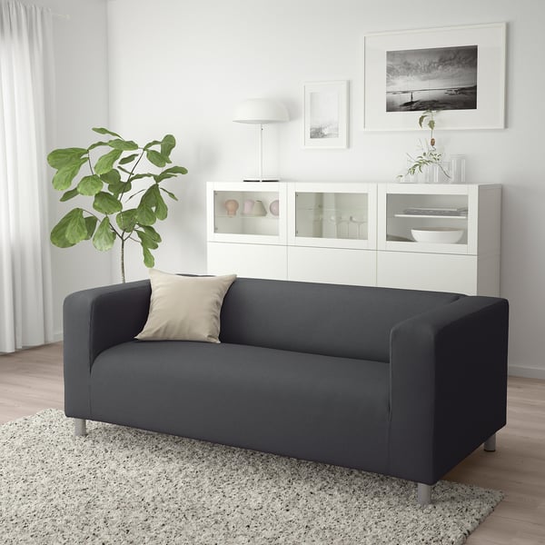 IKEA KLIPPAN Loveseat Vissle Gray